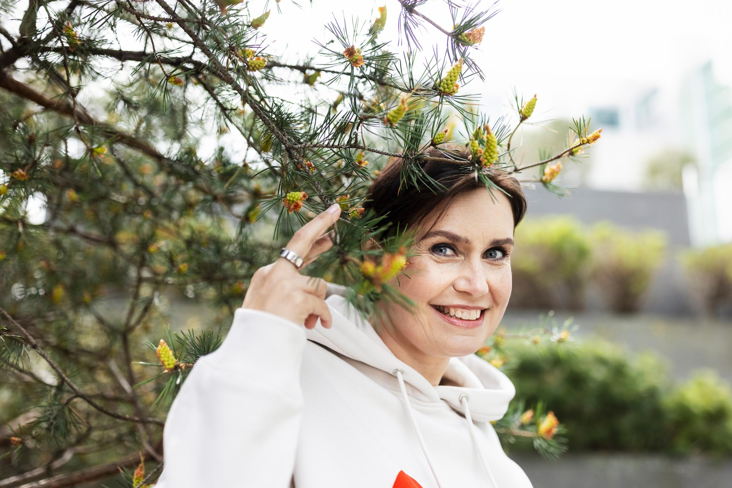 Hanna Partanen tunnustaa, että usein hän vain suorittaa liikuntaa. ”En varmasti lähde lenkille, jos sporttikellon akku on loppu.”