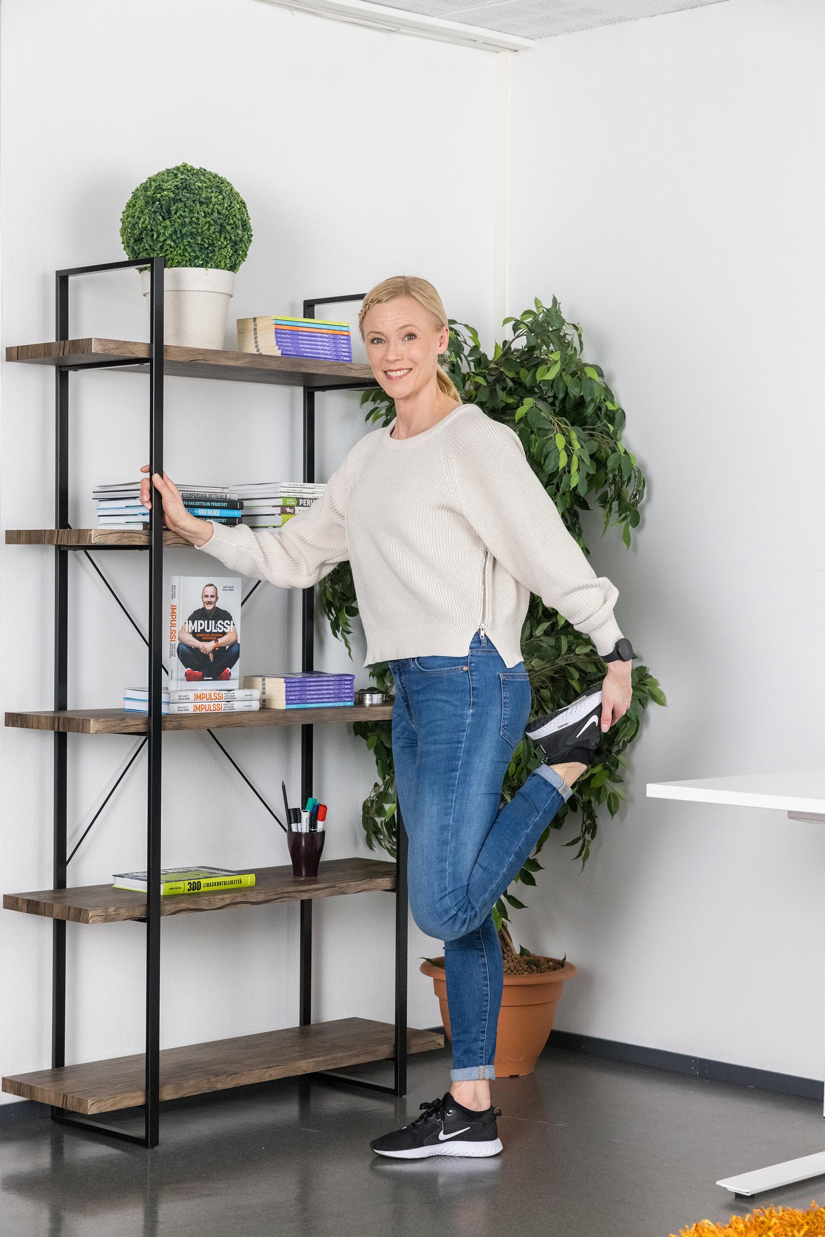 Reiden etuosan lihasten venytys