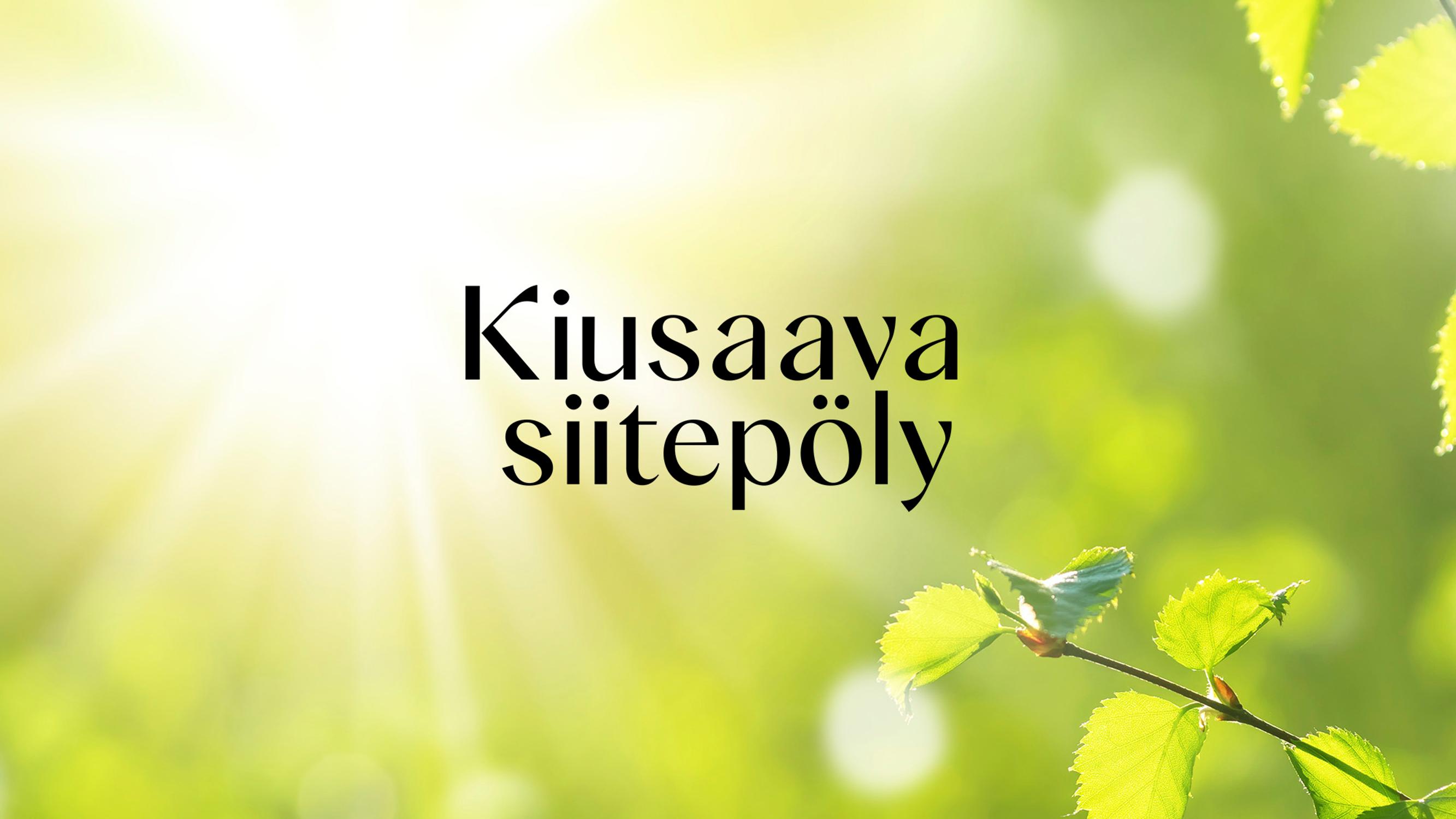 Siitepölyä on vaikea välttää, mutta onneksi allergiaoireita on mahdollista lievittää