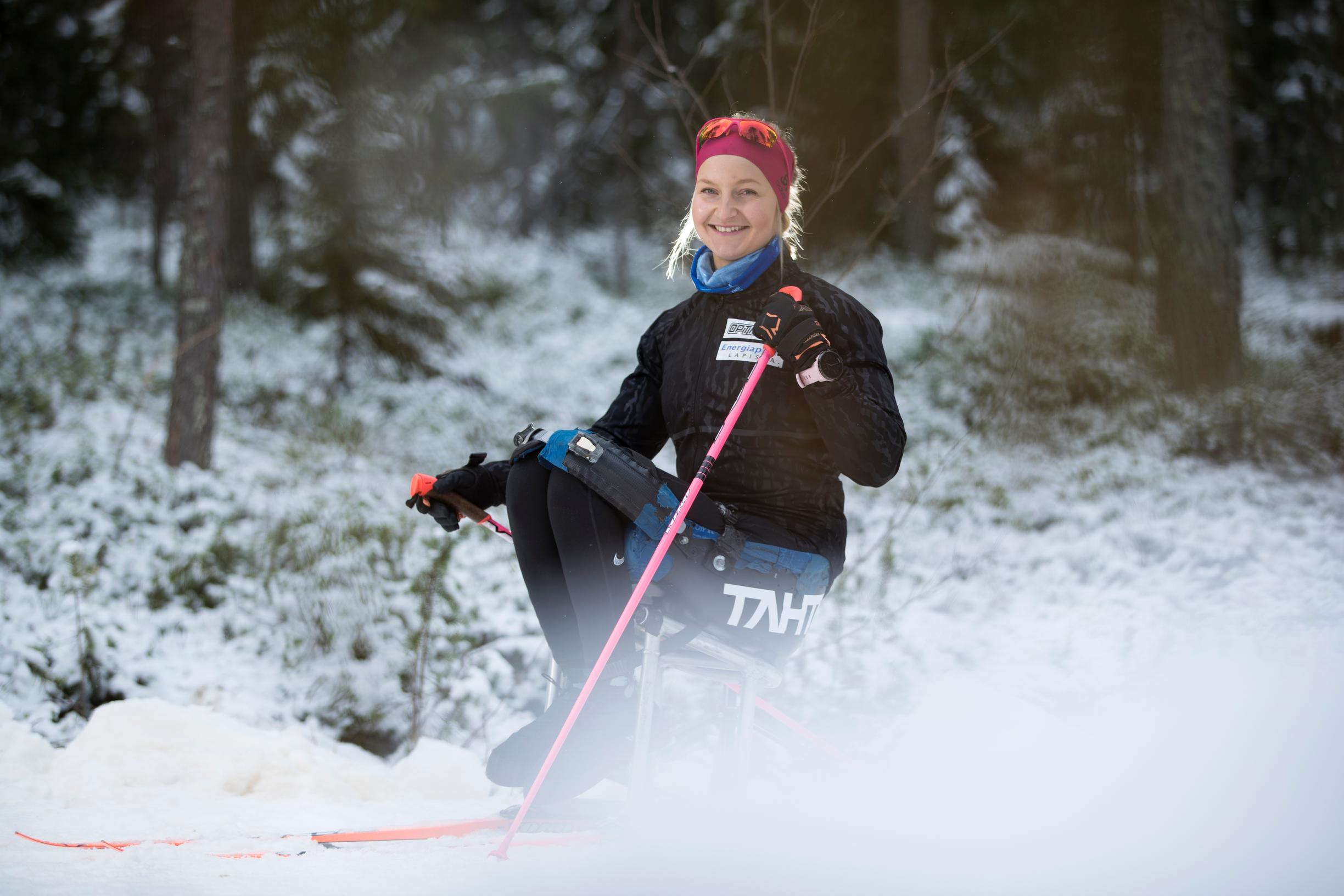 "En enää kävele, mutta hiihdän vielä kultaa"