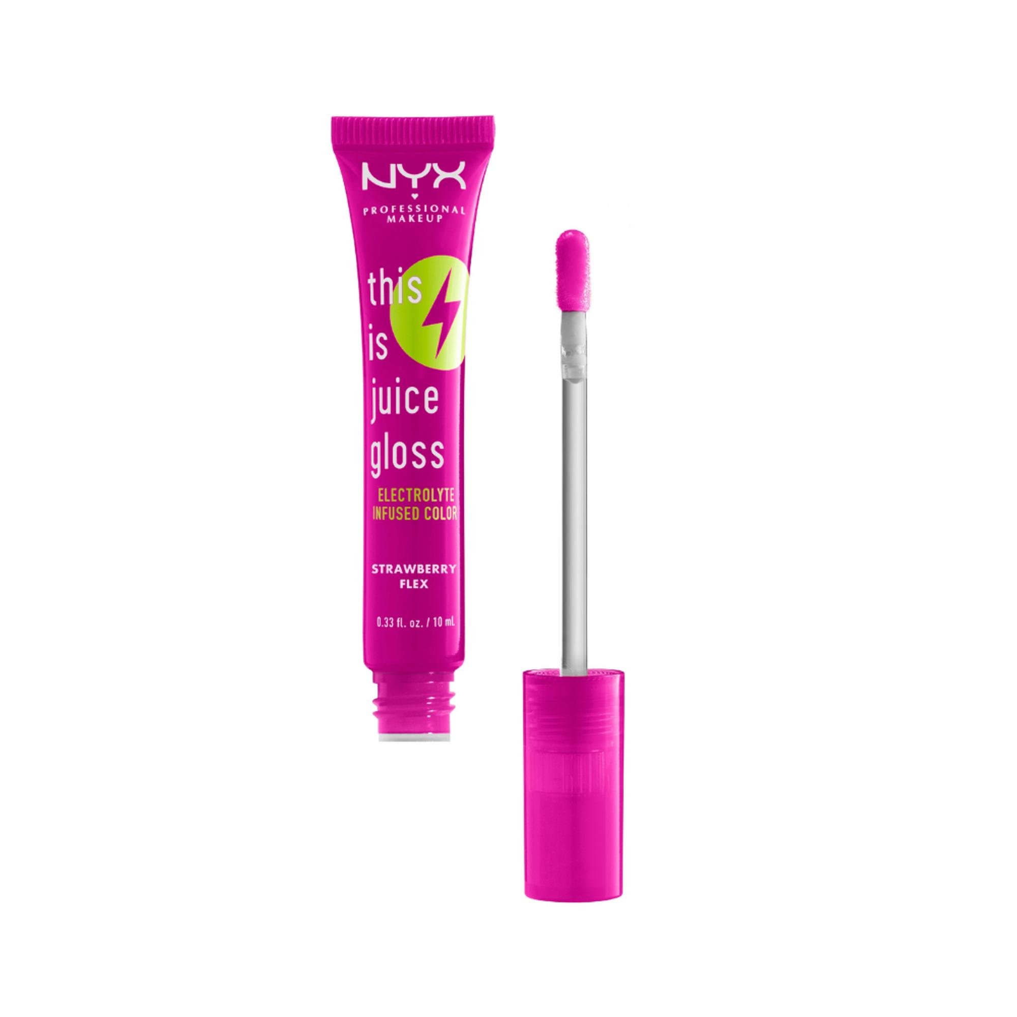 NYX Professional Makeup This Is Juice Gloss, sävy Strawberry Flex 8,90 e.