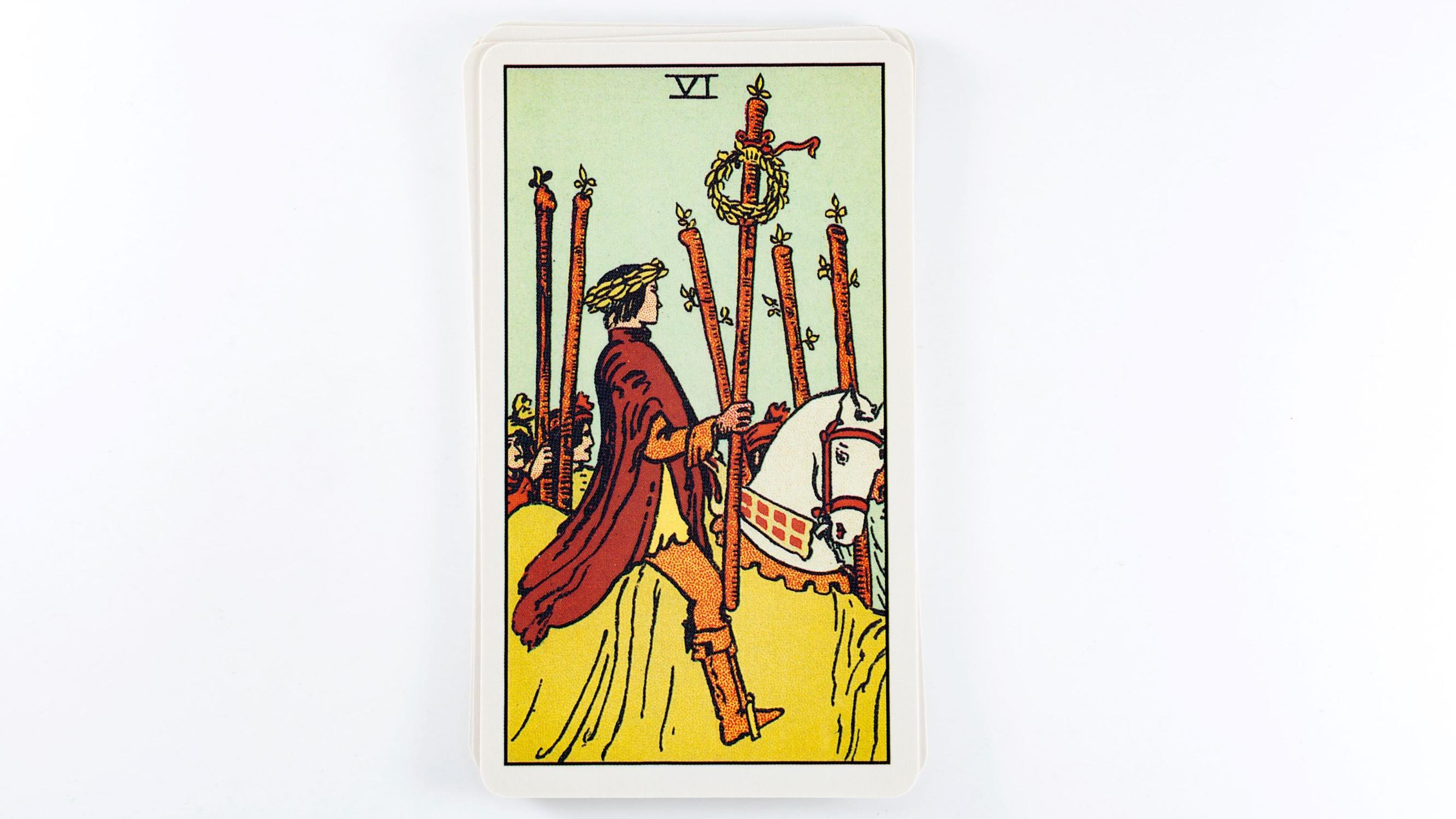 Sauvojen kutonen (The Six of Wands) – Tarot-kortin merkitys