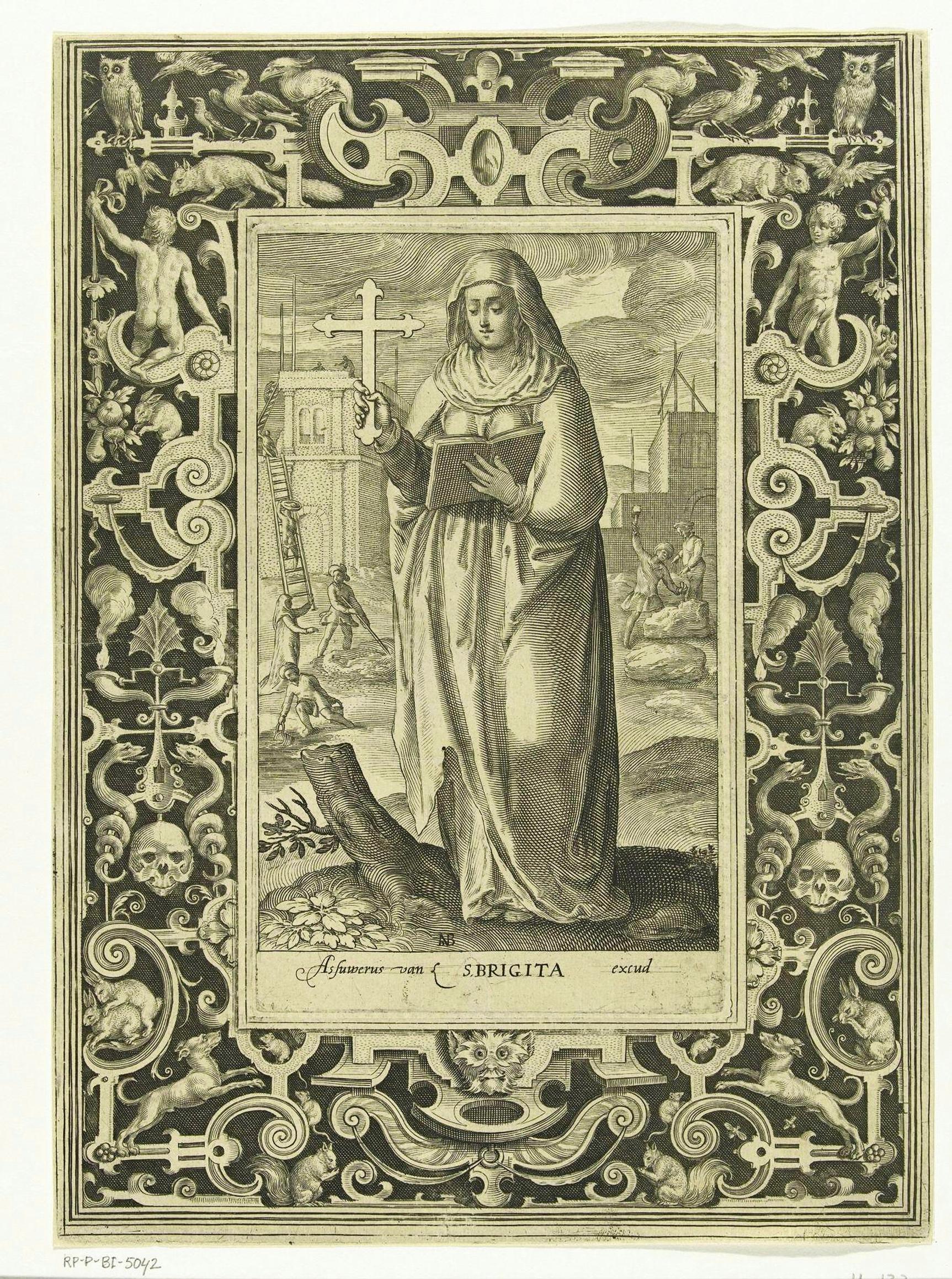 Birgitta vanhan kirjan sivulla