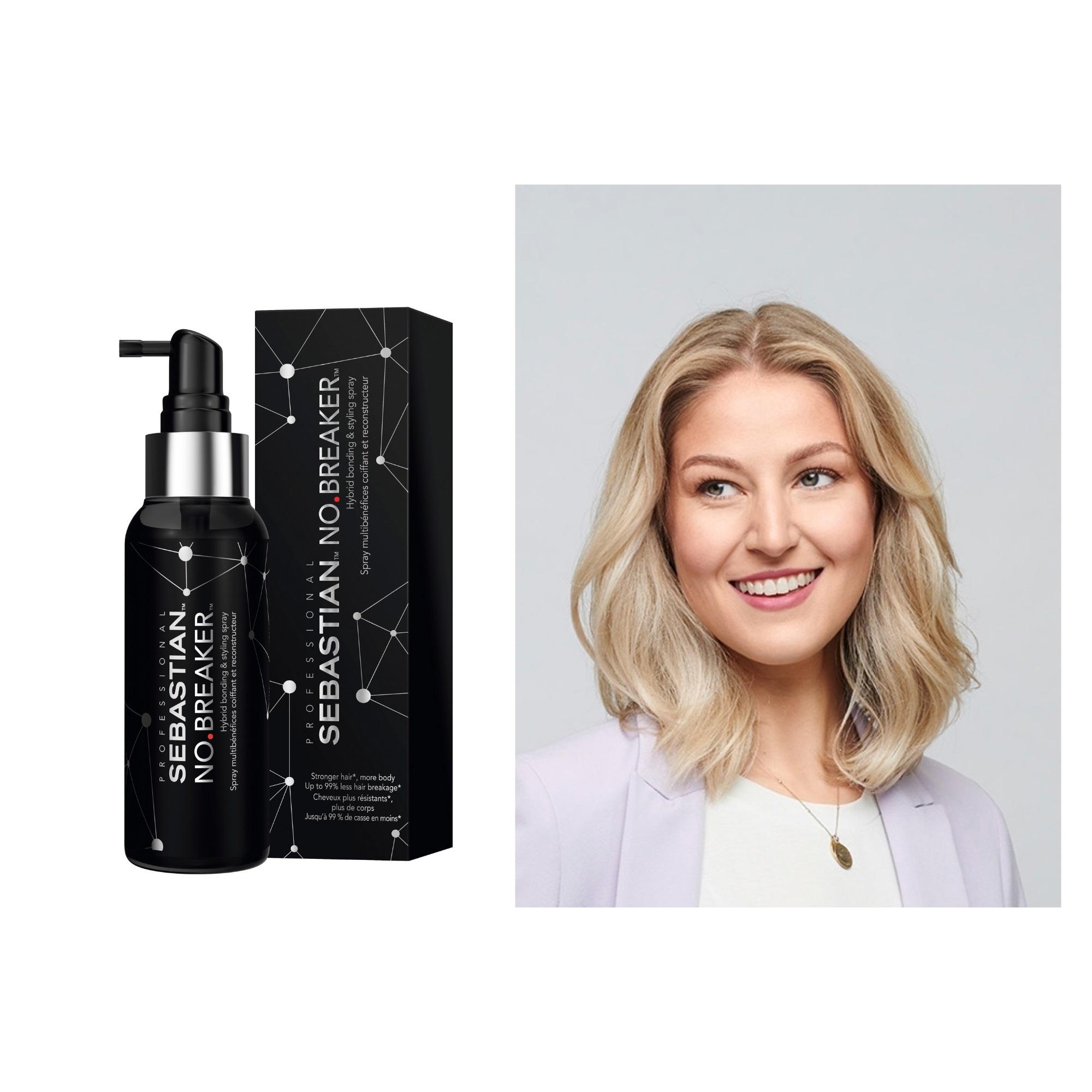 Parturi-kampaaja ja kouluttaja Eva Forsman suosittelee tätä tuotetta: Sebastian Professional No-Breaker Hybrid Bonding & Styling Leave-In Spray 36,90 e