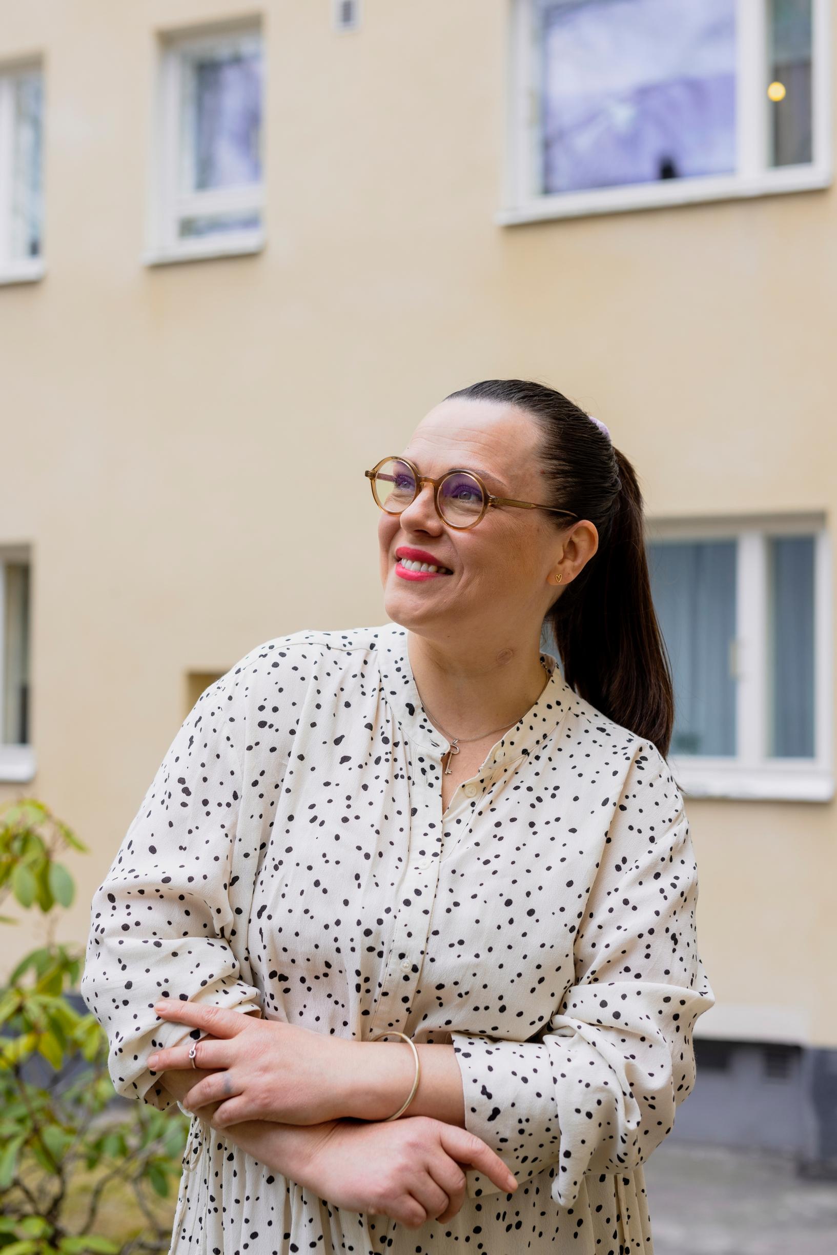 Mariela Sarkima pihalla