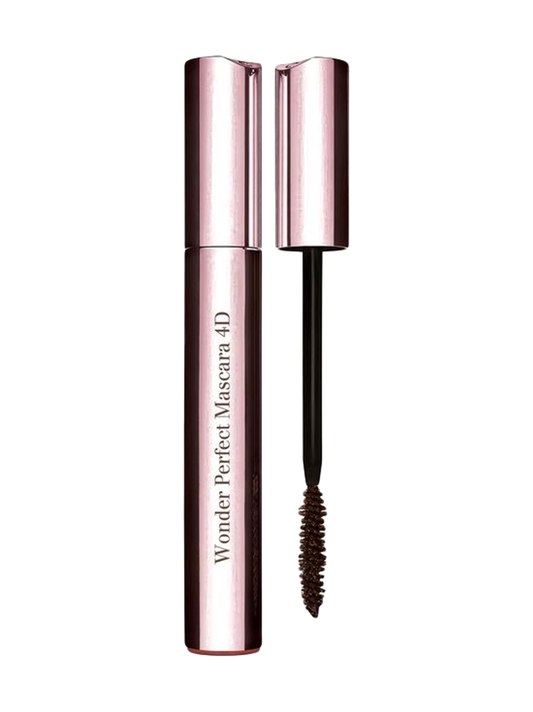 Clarinsin notkeasti levittyvä Wonder Perfect Mascara 4D sävyssä Perfect Brown, 32,90 e.