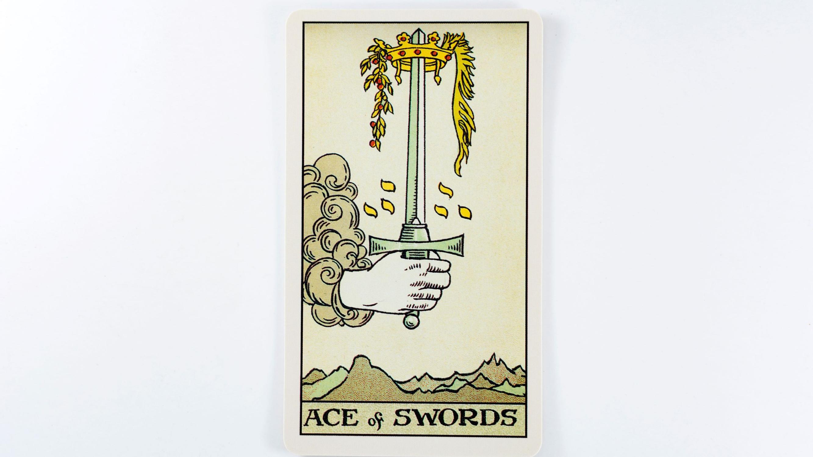 Miekkojen ässä (Ace of Swords) – Tarot-kortin merkitys