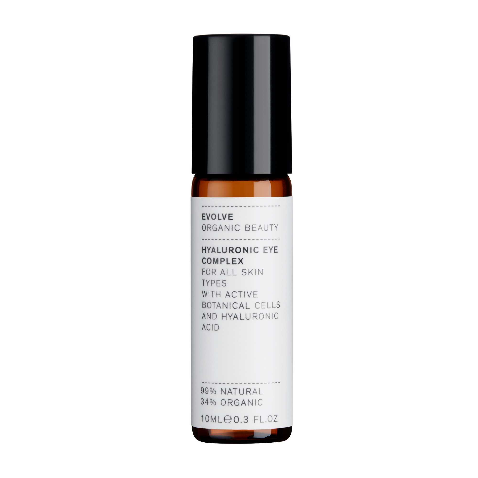 Tuberosa-kukan kantasolut hoitavat tummuutta ja turvotusta Evolve Organicin Beauty Hyaluronic Eye Complex -seerumissa.
