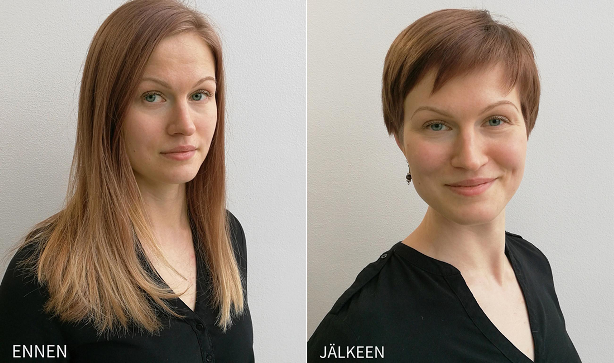 Lyhyt hiusmalli, joka tekee kasvoille ihmeitä - upea hiusmuutos!
