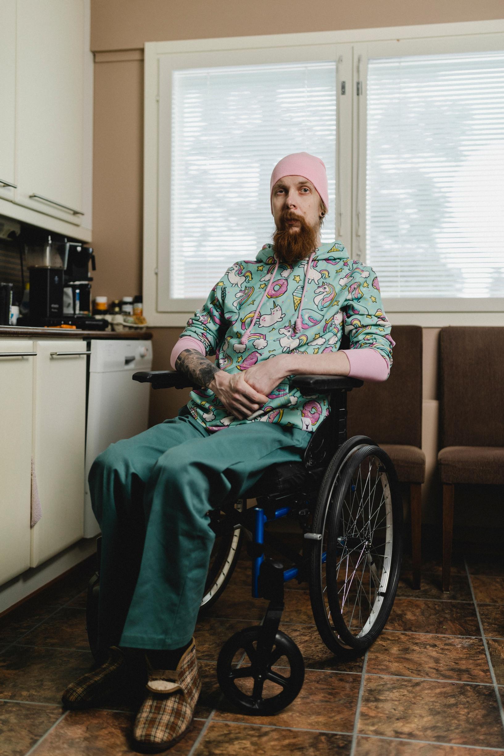 Jarkko haaveilee pääsevänsä vielä joskus kokkaamaan. ”Tykkäsin ruoanlaitosta ennen sairastumista."