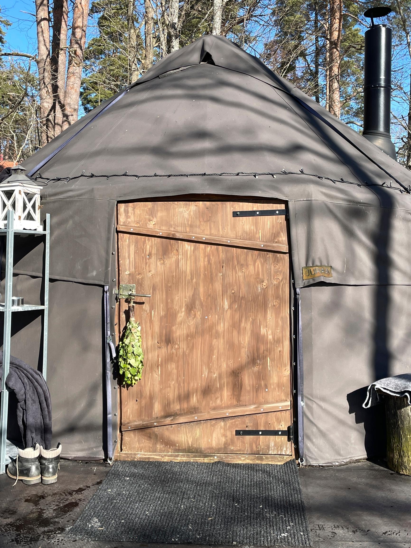 Strömforsin ruukin jurttasauna