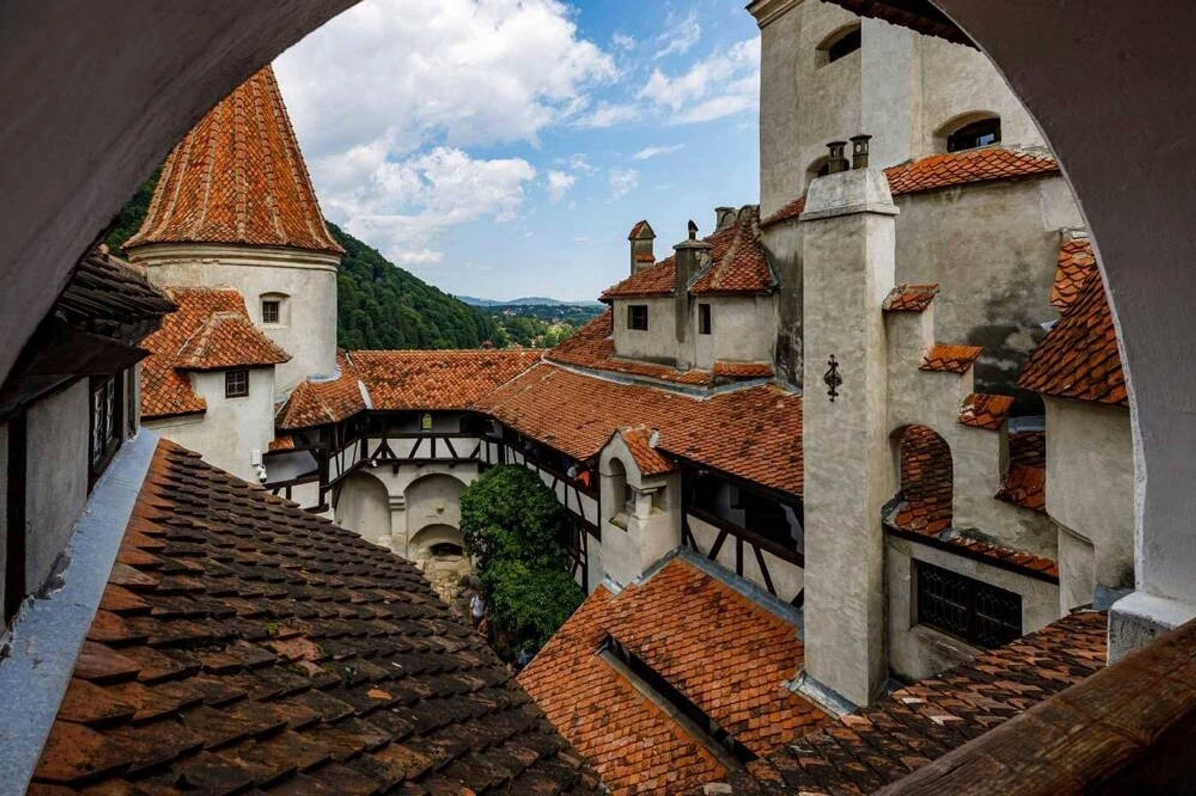 Branin linna Romanian Transilvaniassa